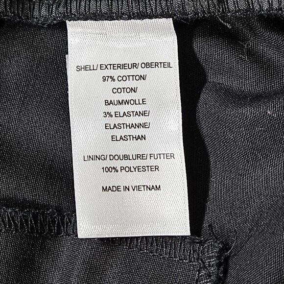 Adrianna Papell Pants Womens 14 Black High Waist Tapered Pockets Stretch Ankle - Picture 10 of 15